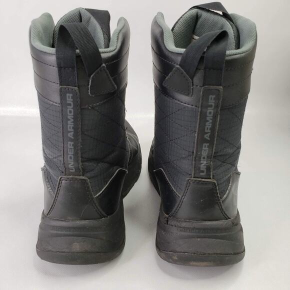 Under Armour Boots Stellar Tactical Men\'s US 11 Black Leather Side-Zip Military main image 4
